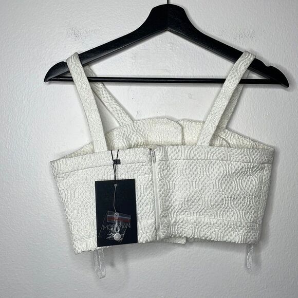 Mossman Sleeveless Crop Top Sz 6 - Picture 2 of 7